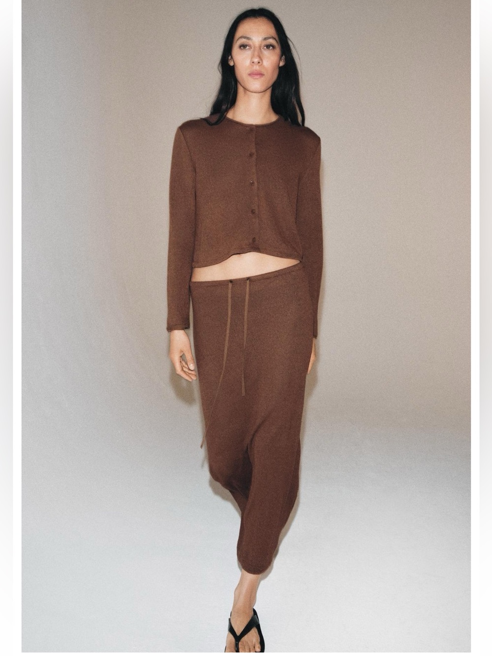 ZARA STRAIGHT LONG SKIRT
